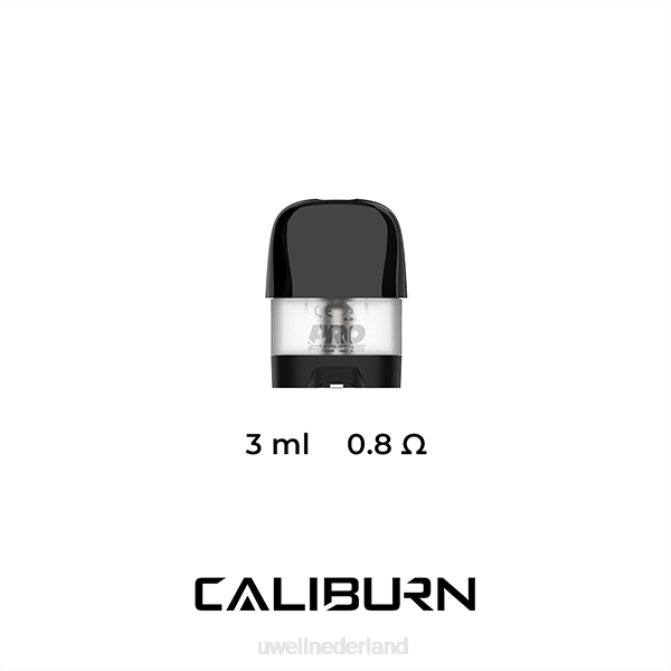 FXZZ46 UWELL CALIBURN X vervangende peulen | 2-pack - UWELL Amsterdam 08 ohm